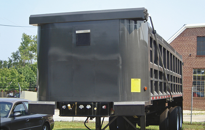 TM5000 on End Dump Trailer 02 (Full Housing Option)