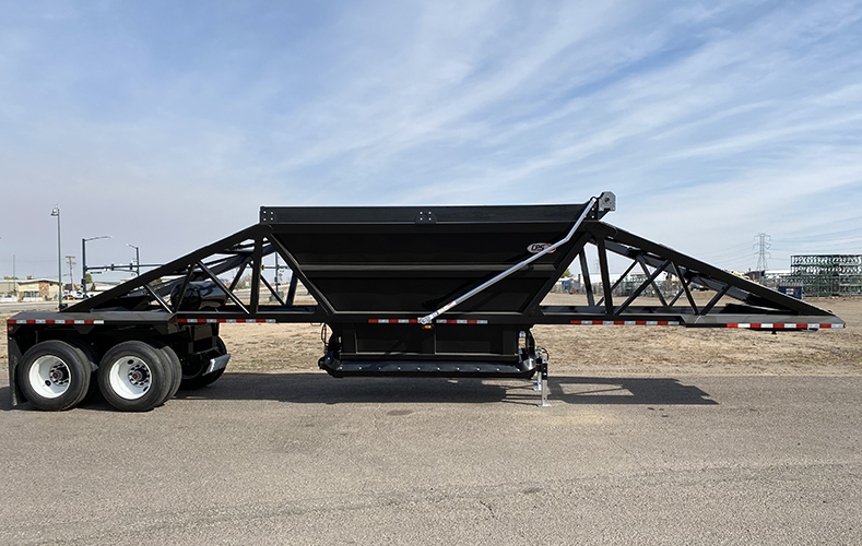 TM400 on Belly Dump Trailer 03